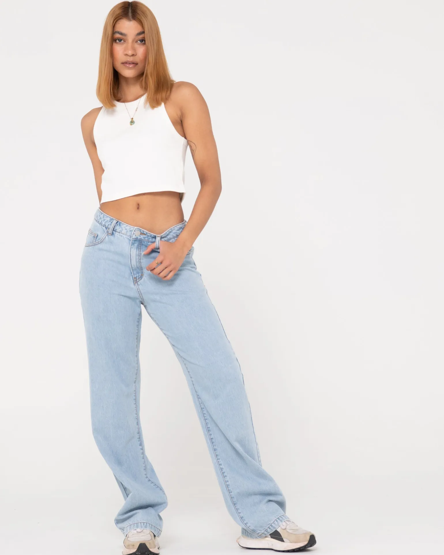 Mid Rise Straight Leg Jean | Rusty Best