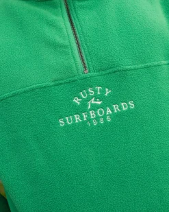 Middle Section Crew Polar Fleece | Rusty Best Sale