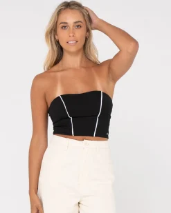 Mika Contrast Strapless Top | Rusty Best Sale