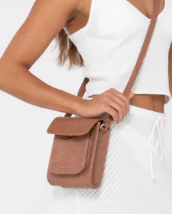 Mila Over The Shoulder Textured Sidebag | Rusty Outlet