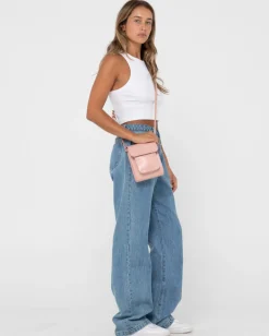 Mila Over The Shoulder Textured Sidebag | Rusty Fashion