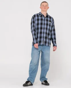 Neon Dreams Relaxed Plaid Shirt | Rusty Shop