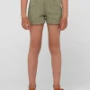 New Look Mid Rise Carpenter Short Girls | Rusty Best Sale