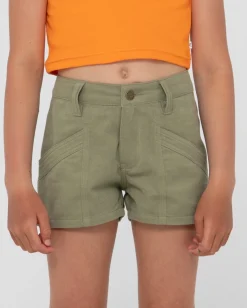 New Look Mid Rise Carpenter Short Girls | Rusty Best Sale