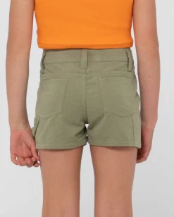 New Look Mid Rise Carpenter Short Girls | Rusty Best Sale