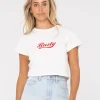 Norty Short Sleeve Graphic Baby Tee | Rusty Best