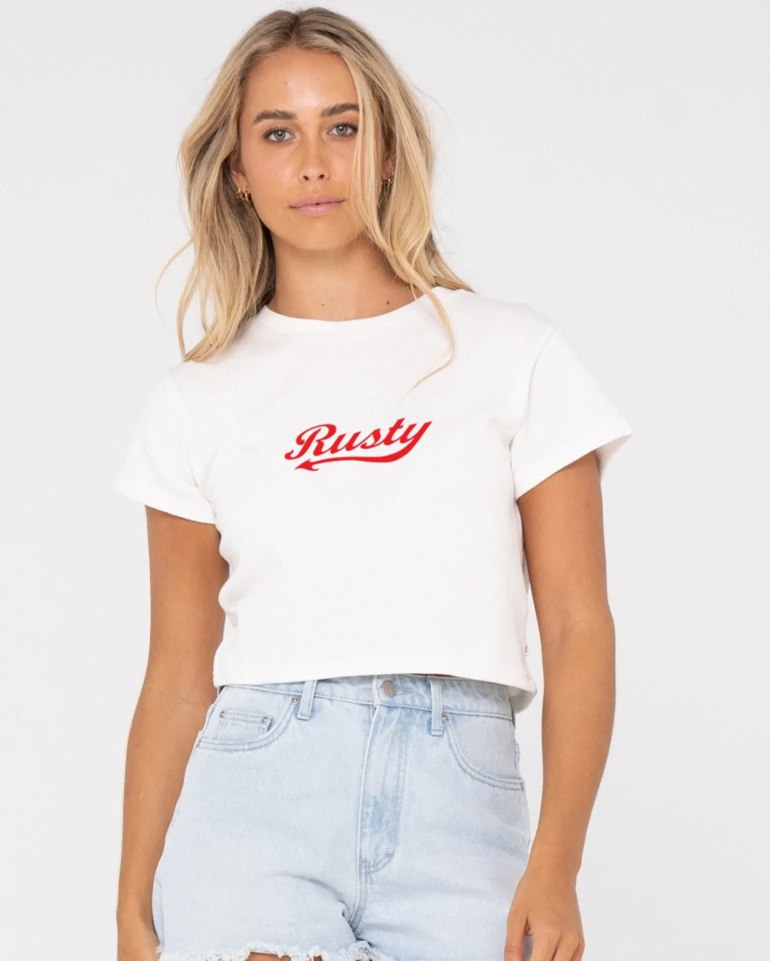 Norty Short Sleeve Graphic Baby Tee | Rusty Best