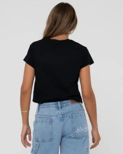 Norty Short Sleeve Graphic Baby Tee | Rusty Best Sale