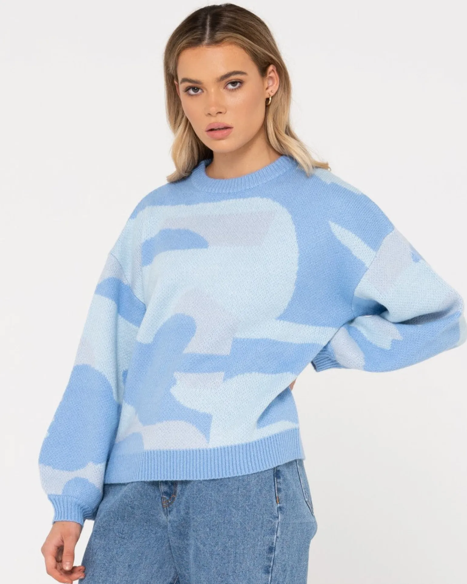 Oceano Oversize Crew Neck Knit | Rusty Fashion