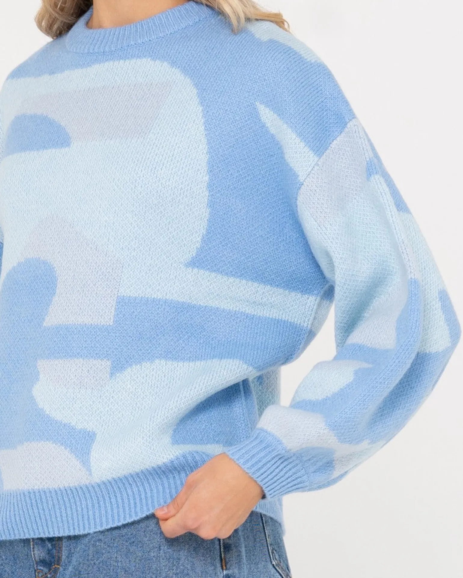 Oceano Oversize Crew Neck Knit | Rusty Fashion