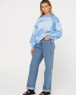 Oceano Oversize Crew Neck Knit | Rusty Fashion