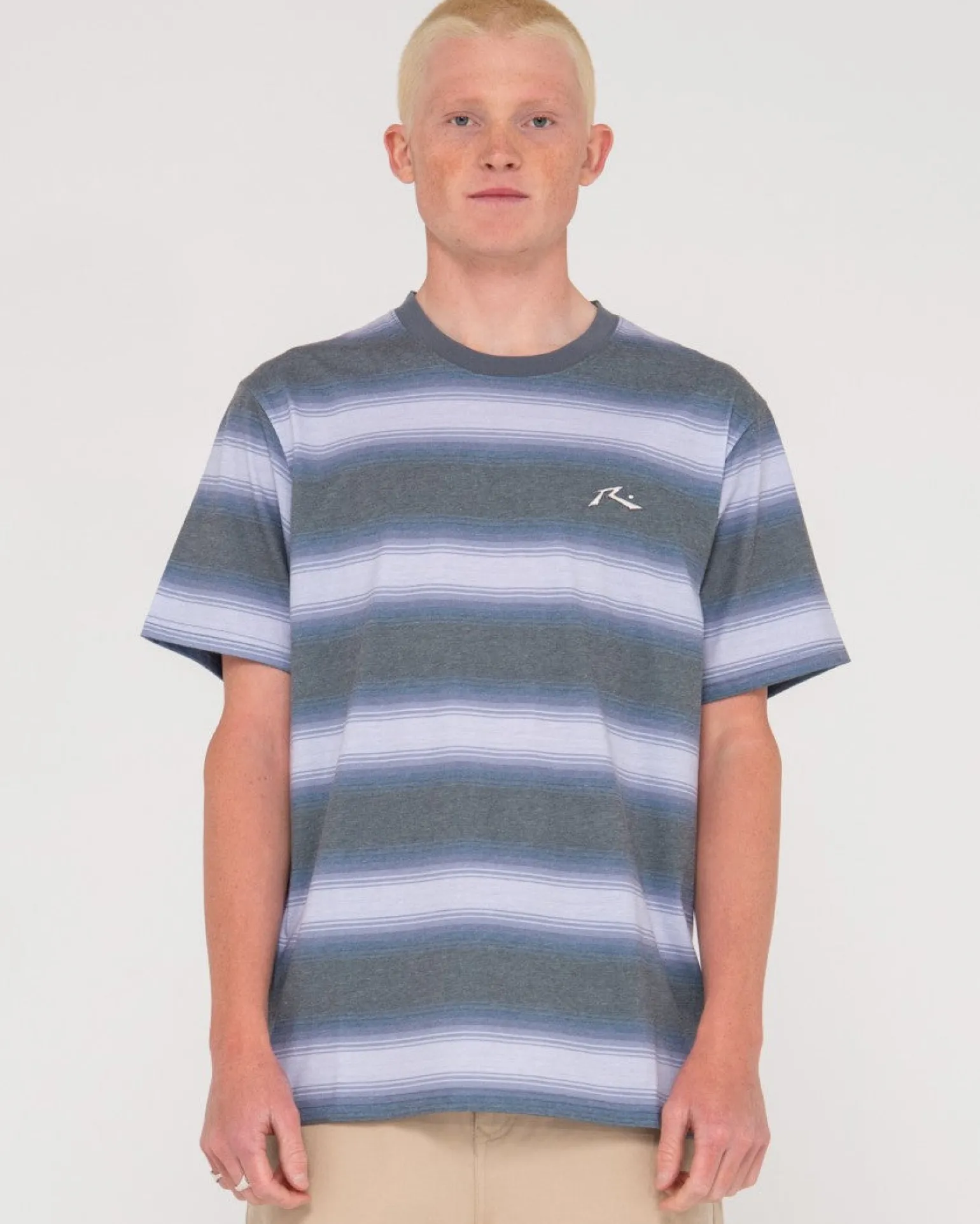 Old Timer Short Sleeve Stripe Tee | Rusty Sale