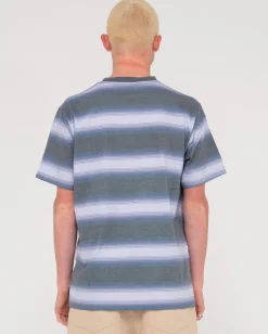 Old Timer Short Sleeve Stripe Tee | Rusty Sale