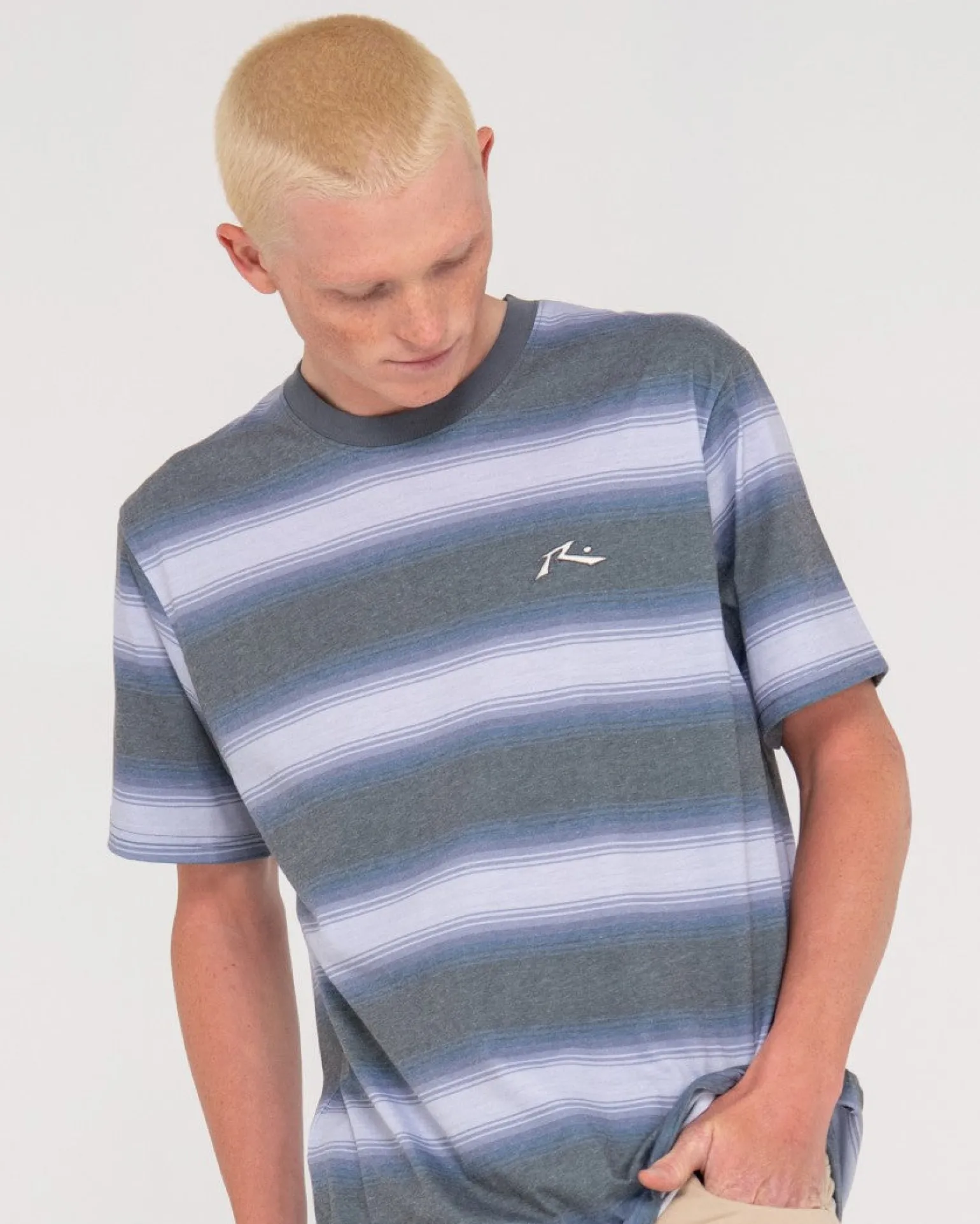 Old Timer Short Sleeve Stripe Tee | Rusty Sale