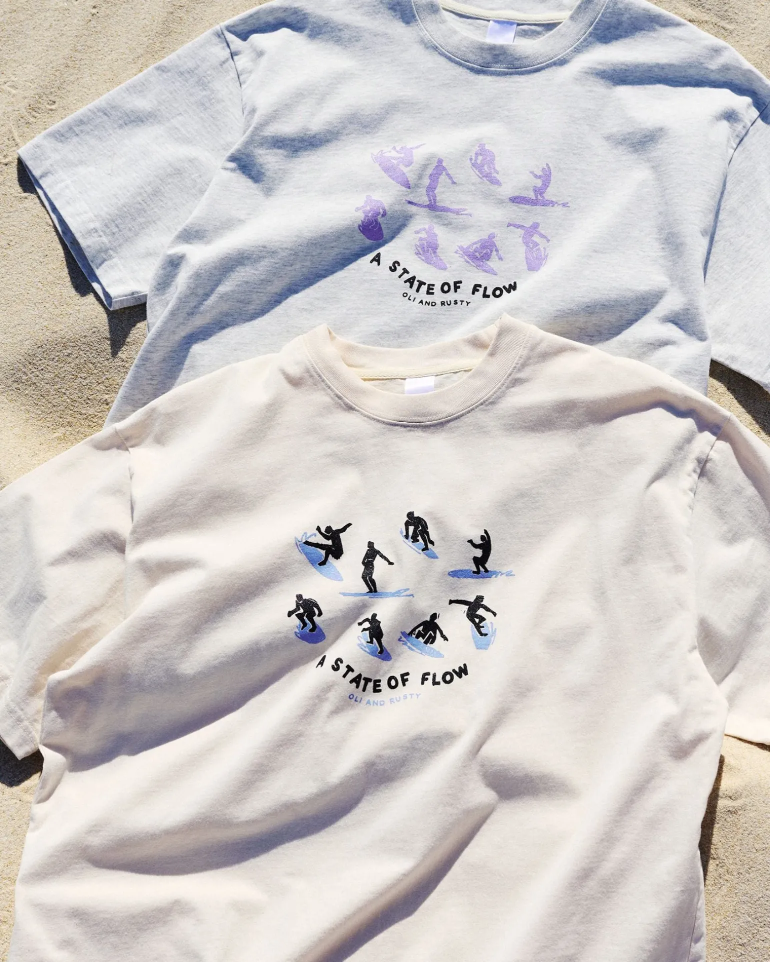 Oli X State Of Flow Tee | Rusty Cheap
