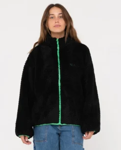 Ollie Sherpa Zip Through Fleece | Rusty Shop