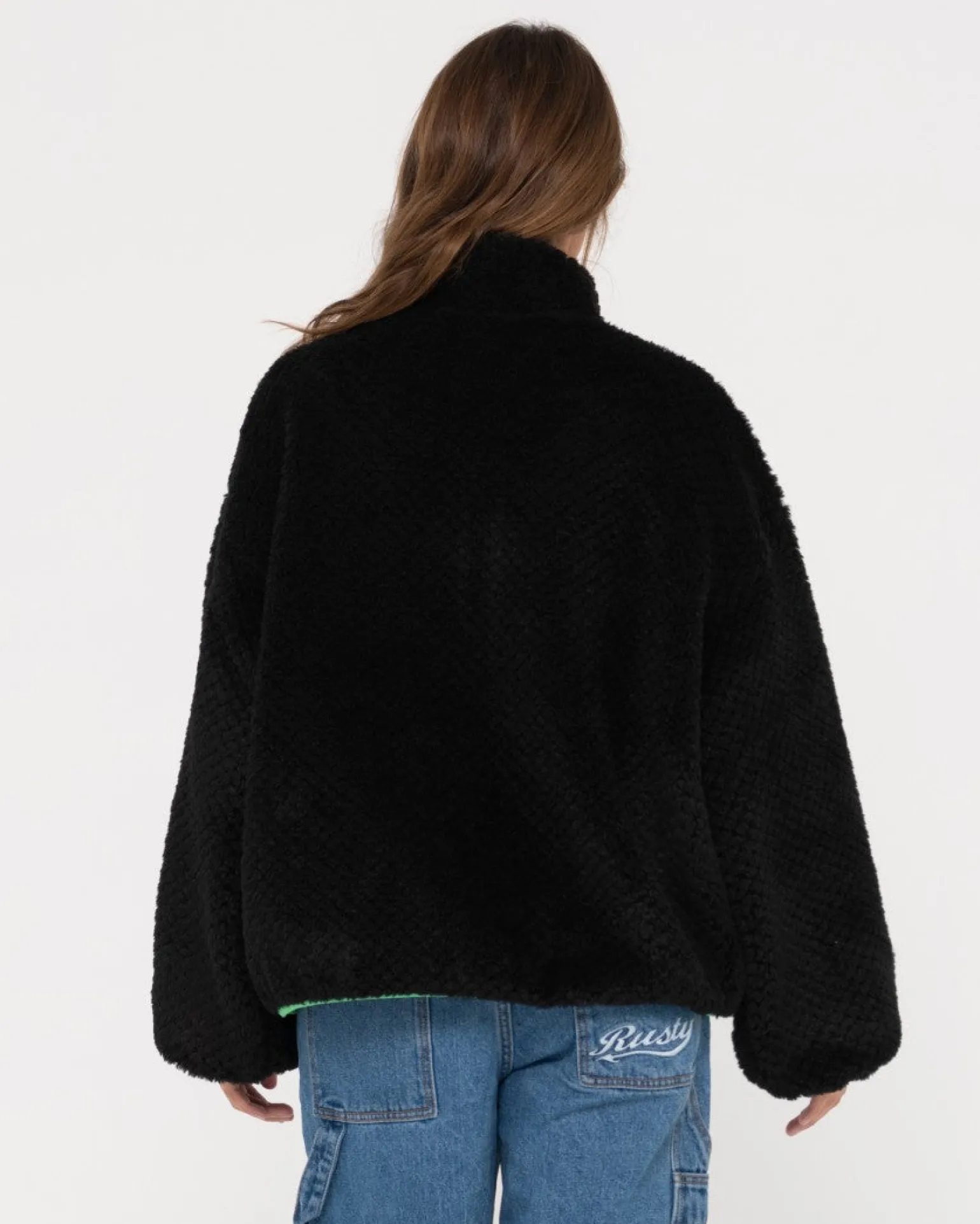 Ollie Sherpa Zip Through Fleece | Rusty Shop