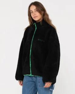 Ollie Sherpa Zip Through Fleece | Rusty Shop