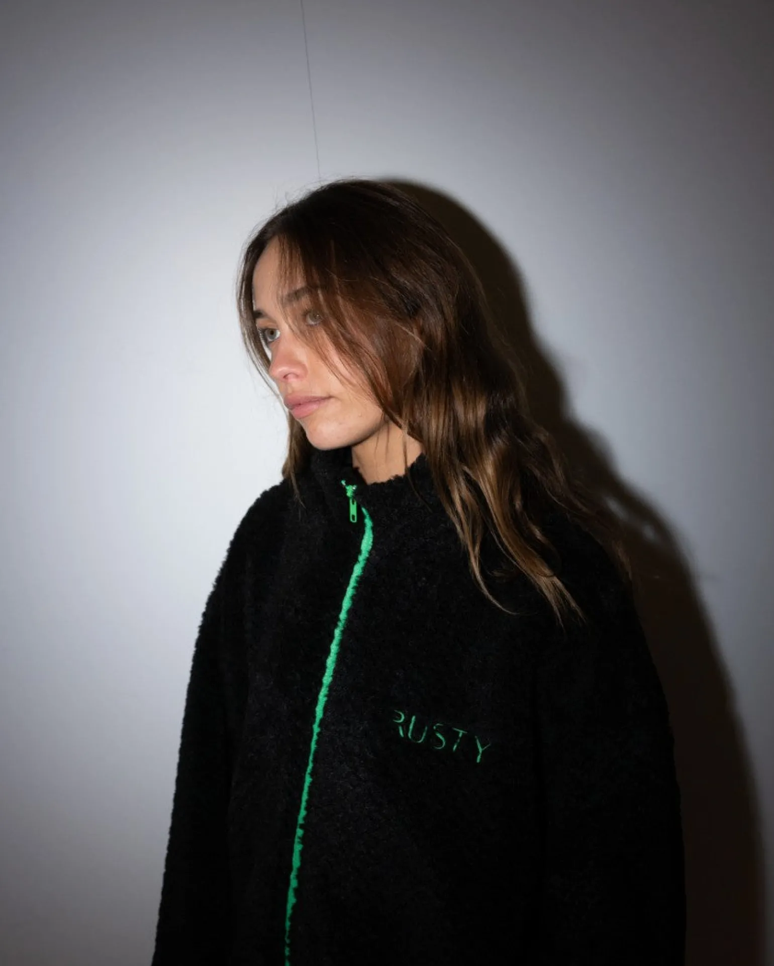Ollie Sherpa Zip Through Fleece | Rusty Shop