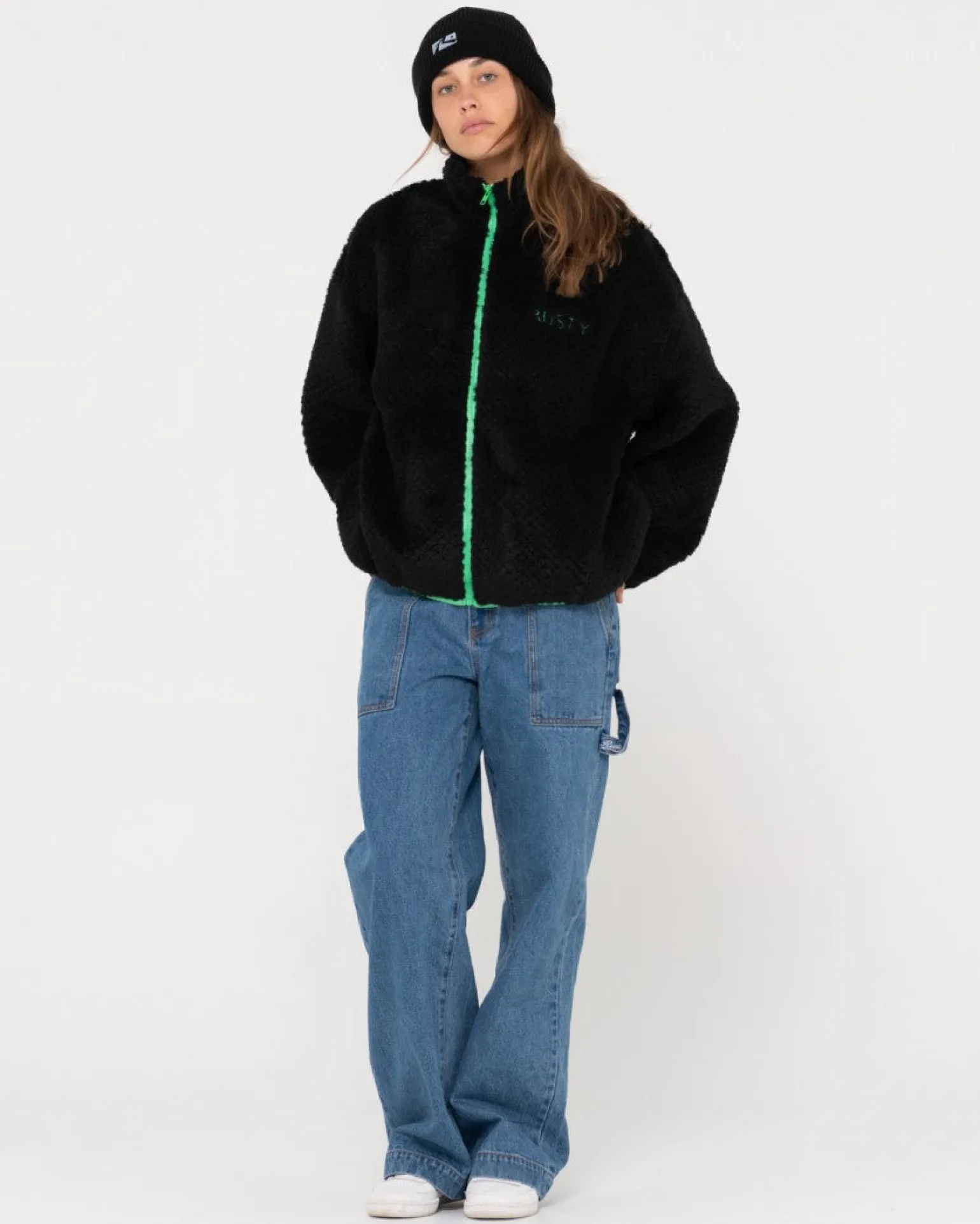 Ollie Sherpa Zip Through Fleece | Rusty Shop