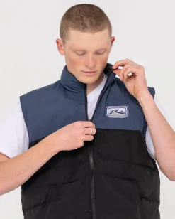One Hit Relaxed Puffer Vest | Rusty Online