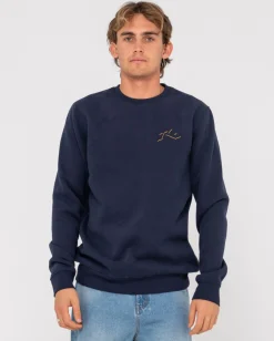 One Hit Shadow Crew Fleece | Rusty Best