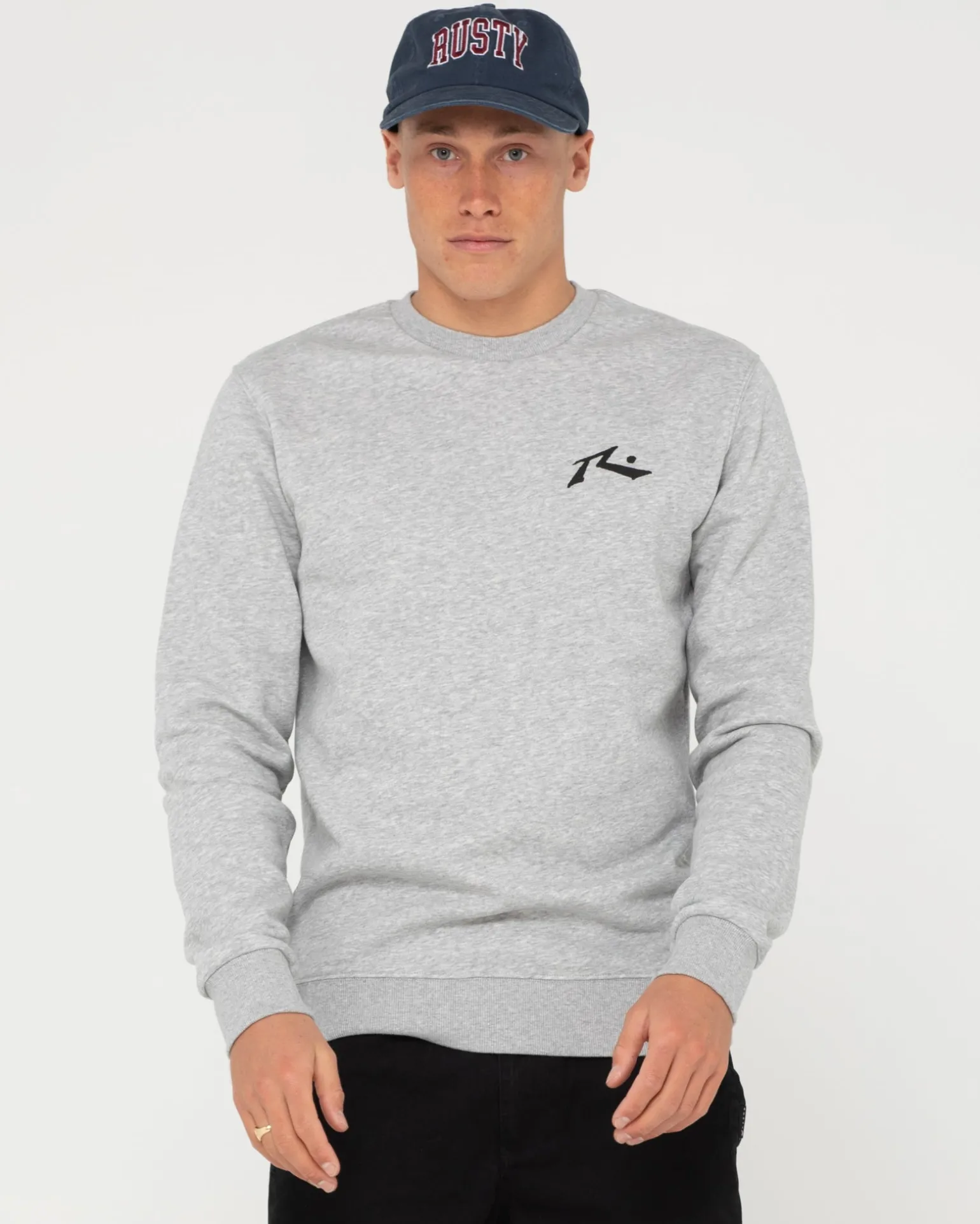 One Hit Wonder Crew Fleece | Rusty Best Sale