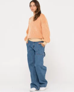 Ora Relaxed Fit Mock Neck Knit | Rusty Fashion