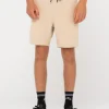 Overtone Linen Elastic Short Boys | Rusty Discount