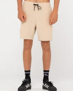 Overtone Linen Elastic Short Boys | Rusty Discount