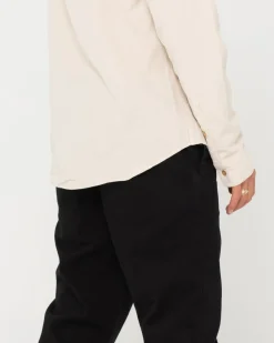 Overtone Long Sleeve Linen Shirt | Rusty Outlet
