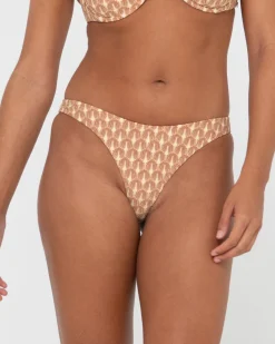 Panama Printed Brazilian Bikini Bottom | Rusty Sale