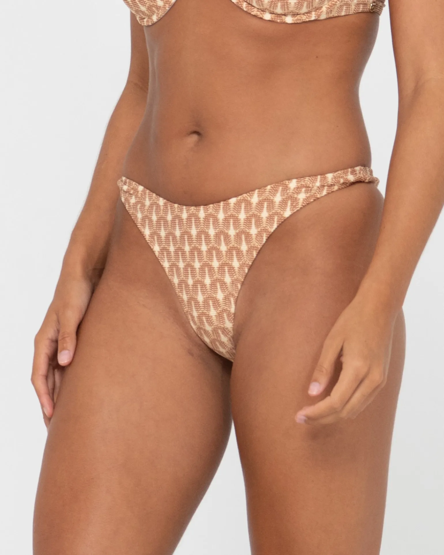 Panama Printed Brazilian Bikini Bottom | Rusty Fashion