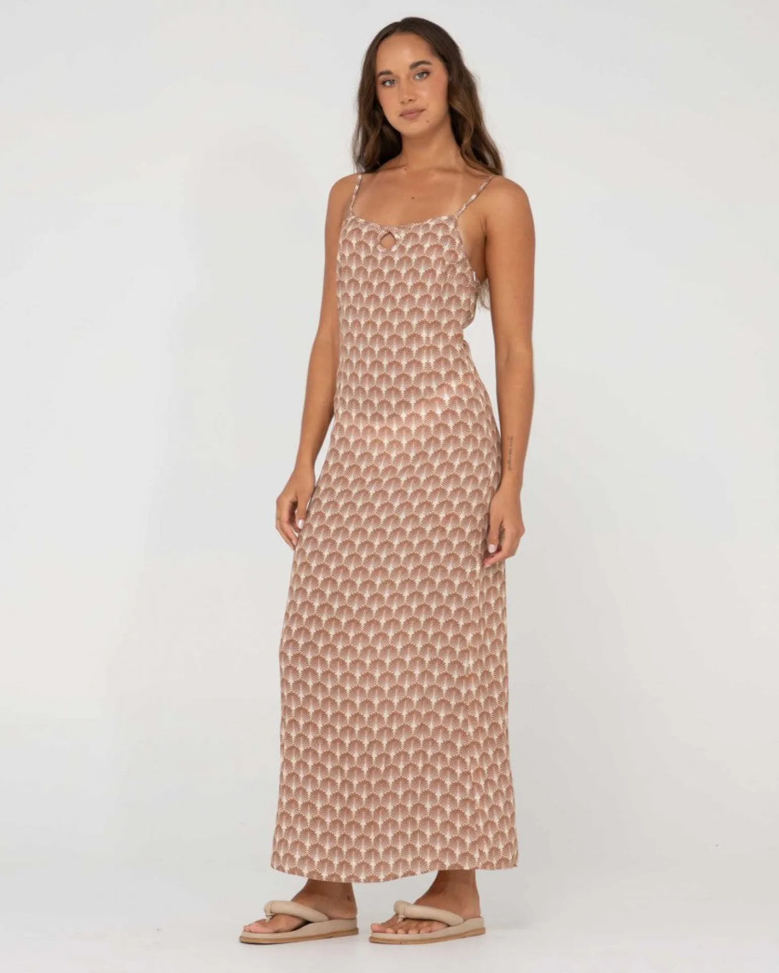 Panama Printed Cut Out Maxi Dress | Rusty Best