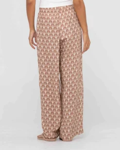 Panama Printed High Waisted Pants | Rusty Fashion