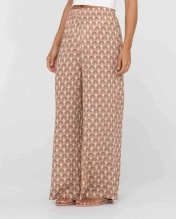 Panama Printed High Waisted Pants | Rusty Fashion