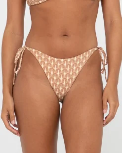Panama Printed Midi Side Tie Bikini Bottom | Rusty Store