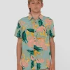 Pastel Paradise Short Sleeve Shirt Boys | Rusty Store
