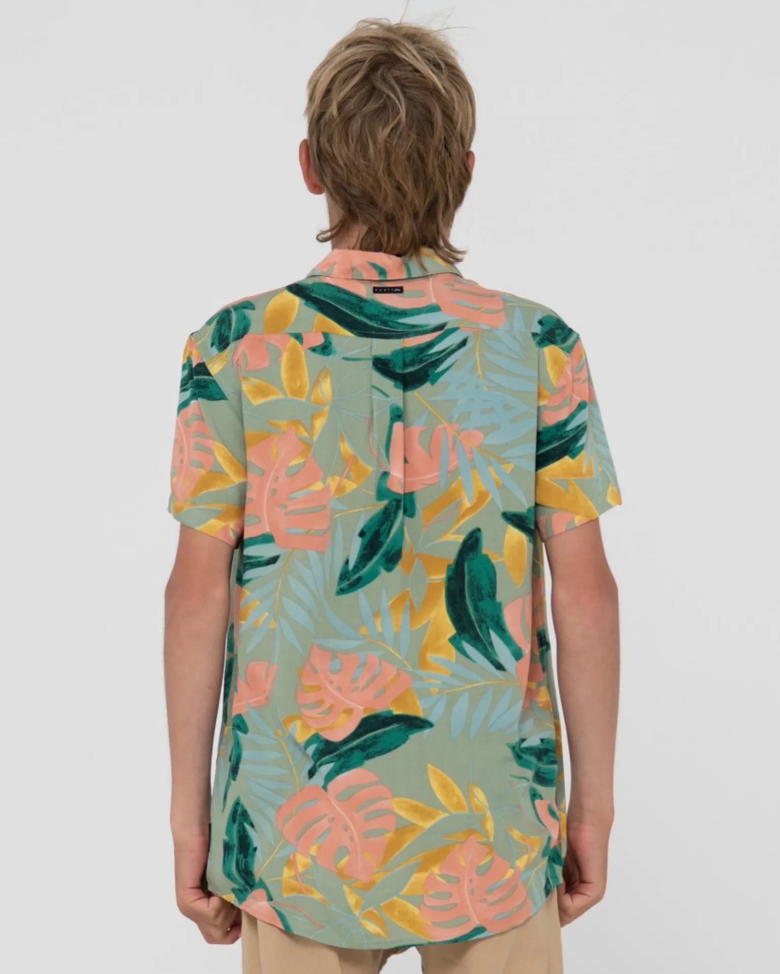 Pastel Paradise Short Sleeve Shirt Boys | Rusty Store