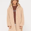 Penelope Long Relaxed Fit Sherpa Coat | Rusty Shop