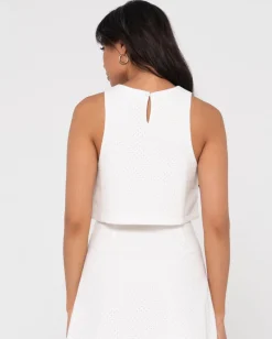Petra Relaxed Fit Crop Top | Rusty Outlet