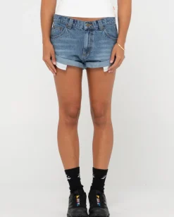 Pheonix Low Rise Mini Denim Short | Rusty Best Sale