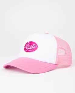 Pit Stop 5 Panel Trucker Cap | Rusty Sale