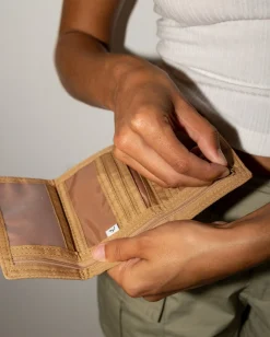 Pit Stop Tri Fold Embroidered Cord Wallet | Rusty Discount