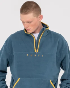 Polarized 1/4 Zip Polar Fleece | Rusty Hot