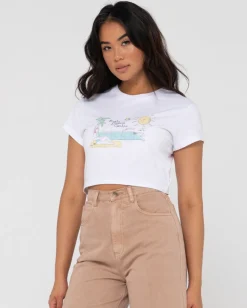 Pool Side Organic Graphic Baby Tee | Rusty Best