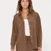 Porter Oversized Long Sleeve Shirt | Rusty Sale