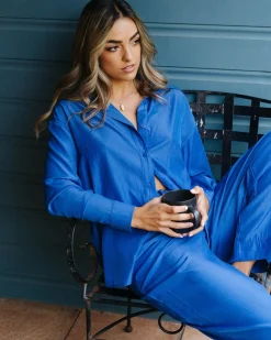 Porter Oversized Long Sleeve Shirt | Rusty Sale