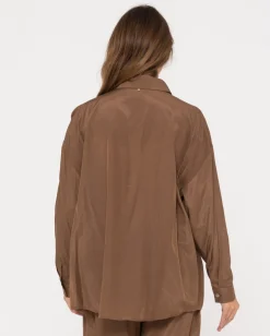 Porter Oversized Long Sleeve Shirt | Rusty Sale