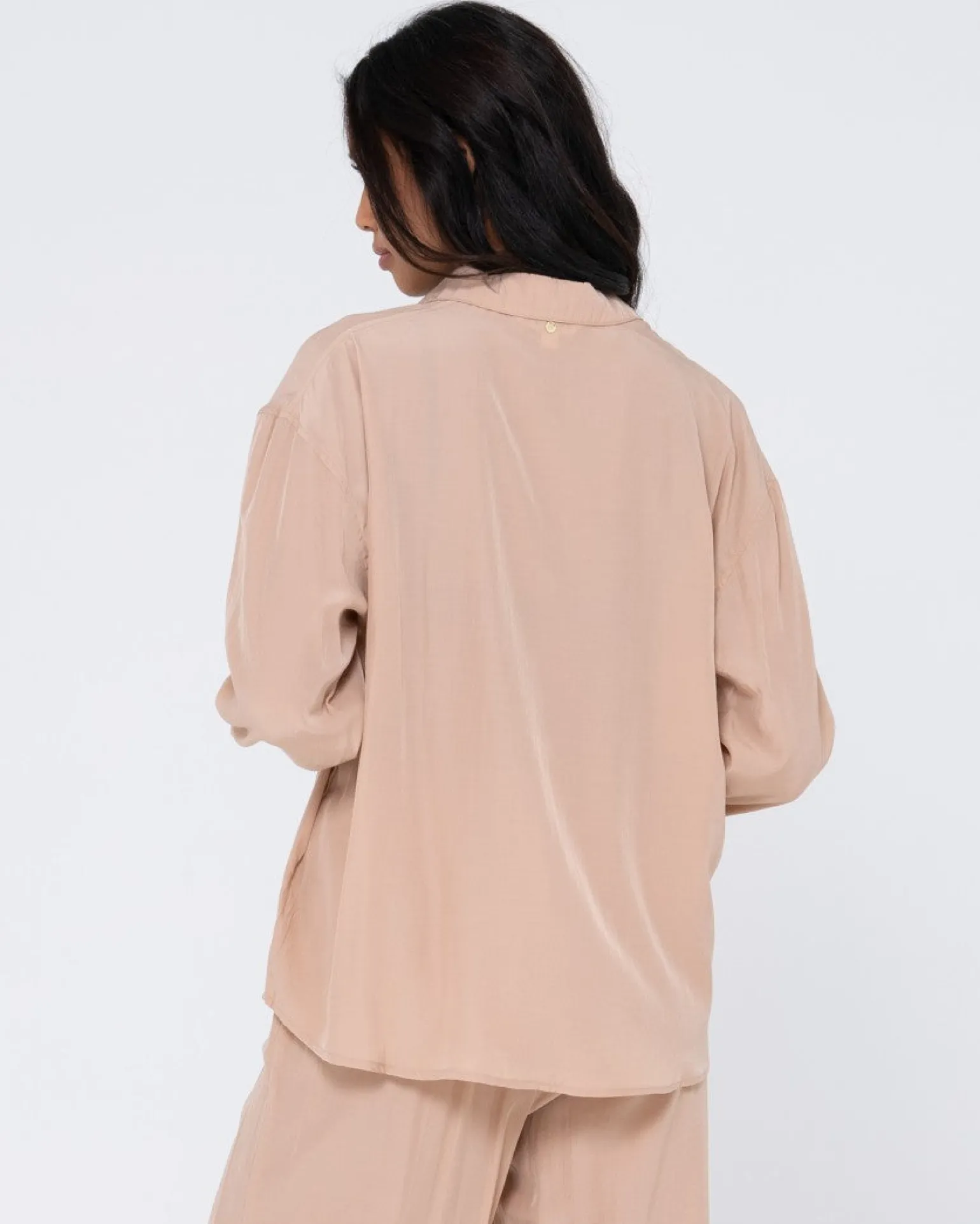 Porter Oversized Long Sleeve Shirt | Rusty Best Sale